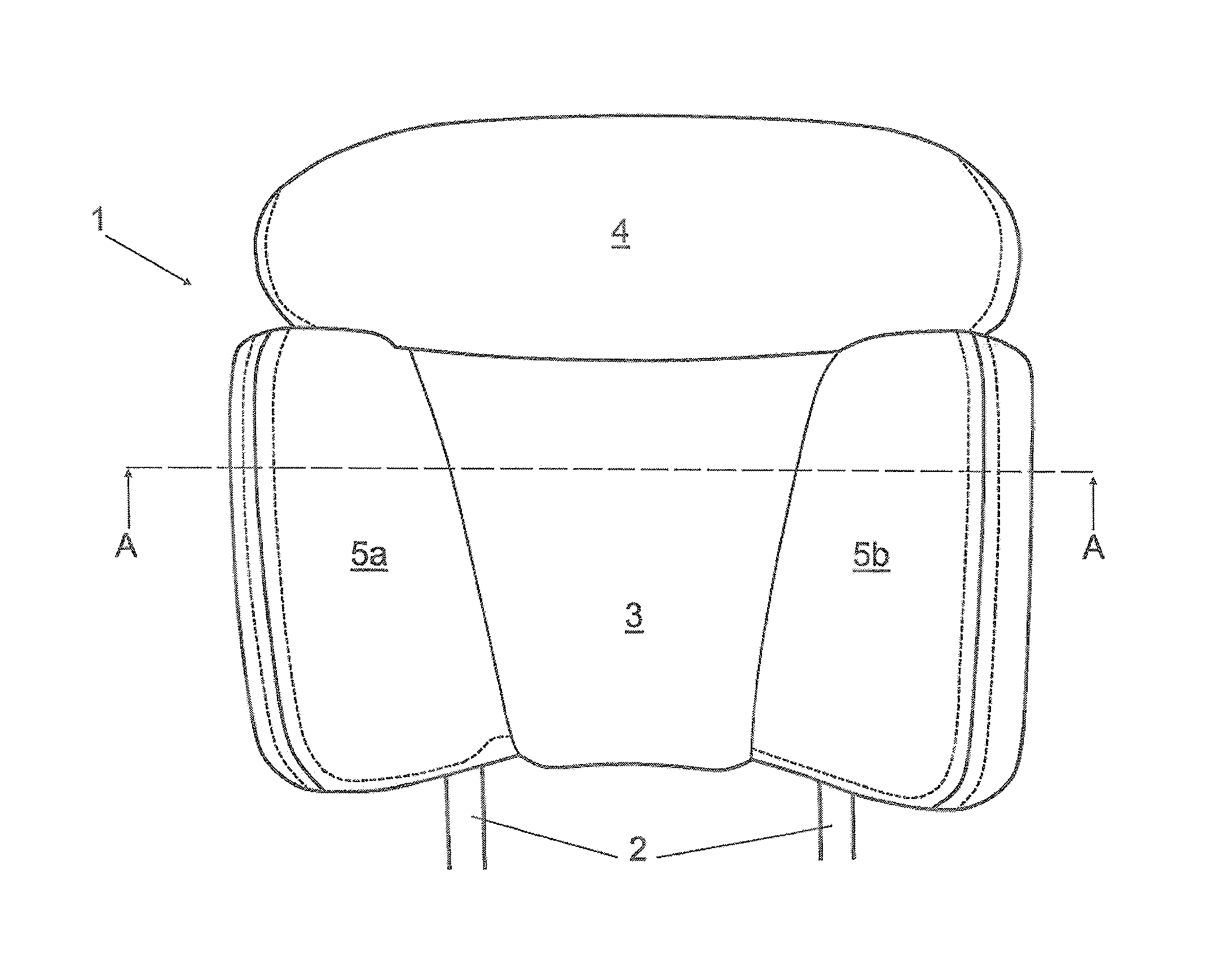 Head rest for motor vehicle seats