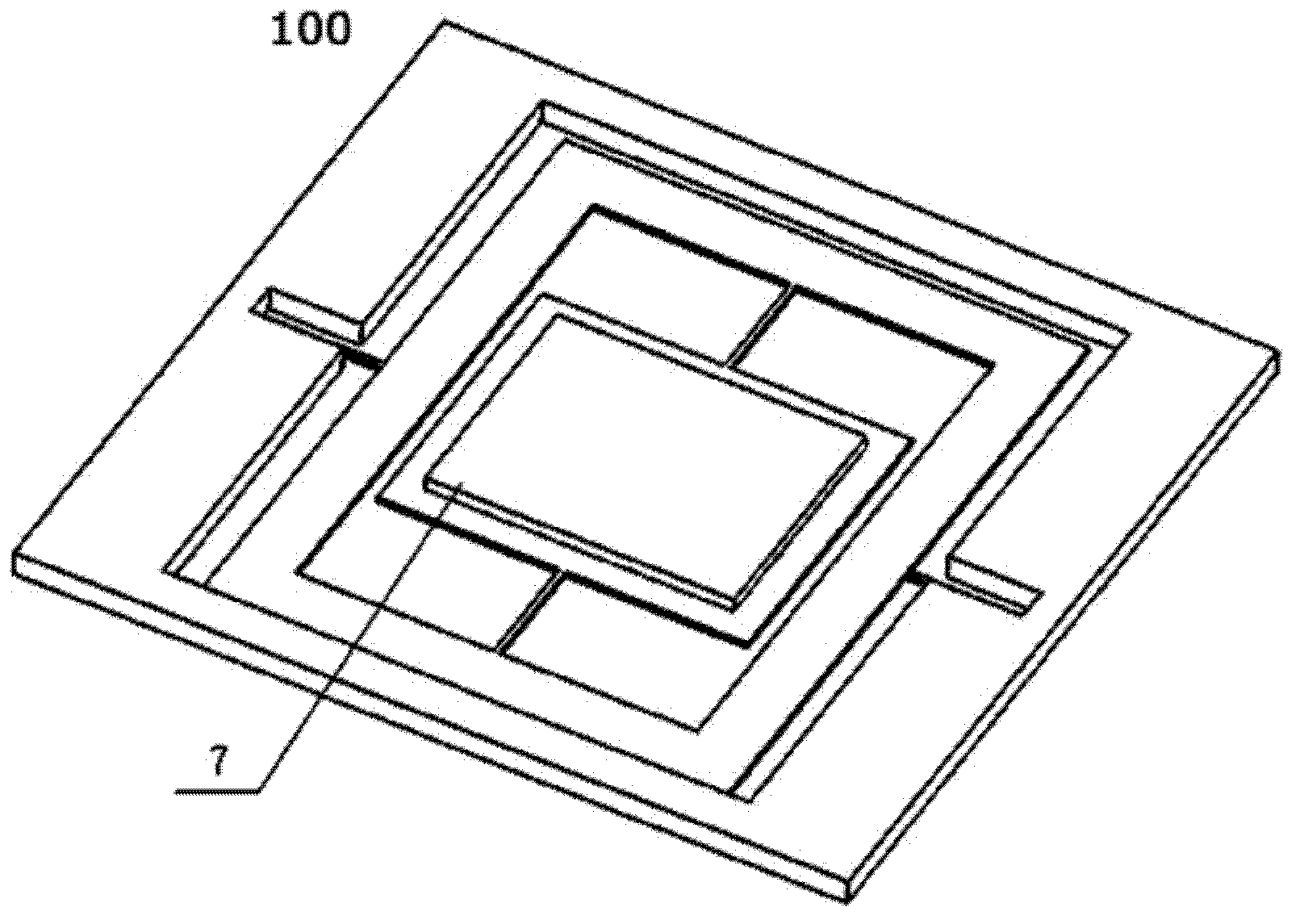 Electromagnetic-driven miniature two-dimensional scanning mirror device