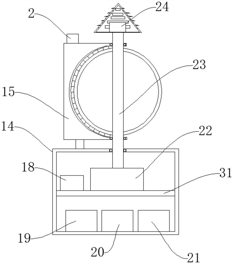A bird repelling device for power towers and its application method