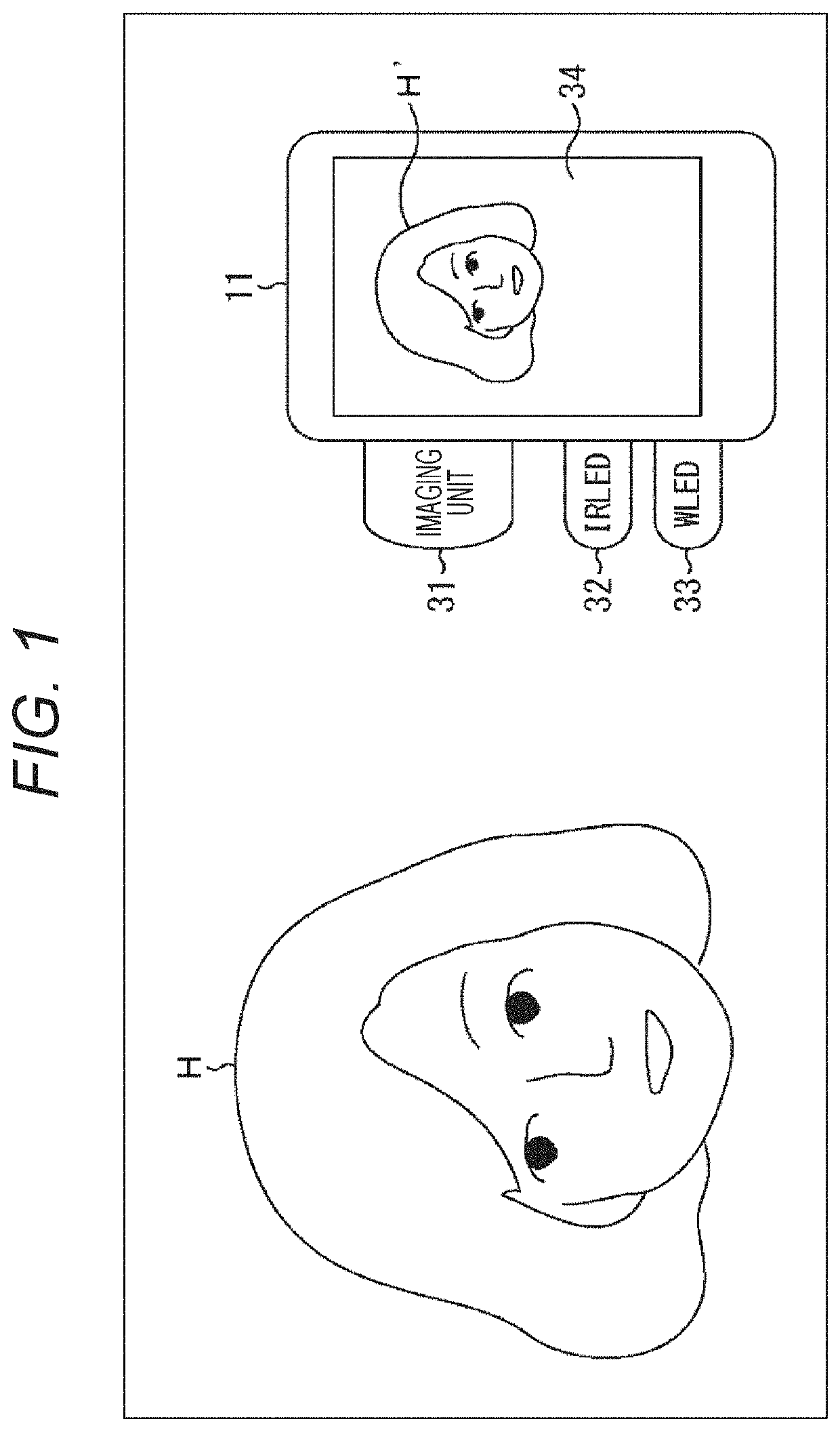 Information processing device, information processing method, and computer-readable storage medium storing a program that extracts and corrects facial features in an image
