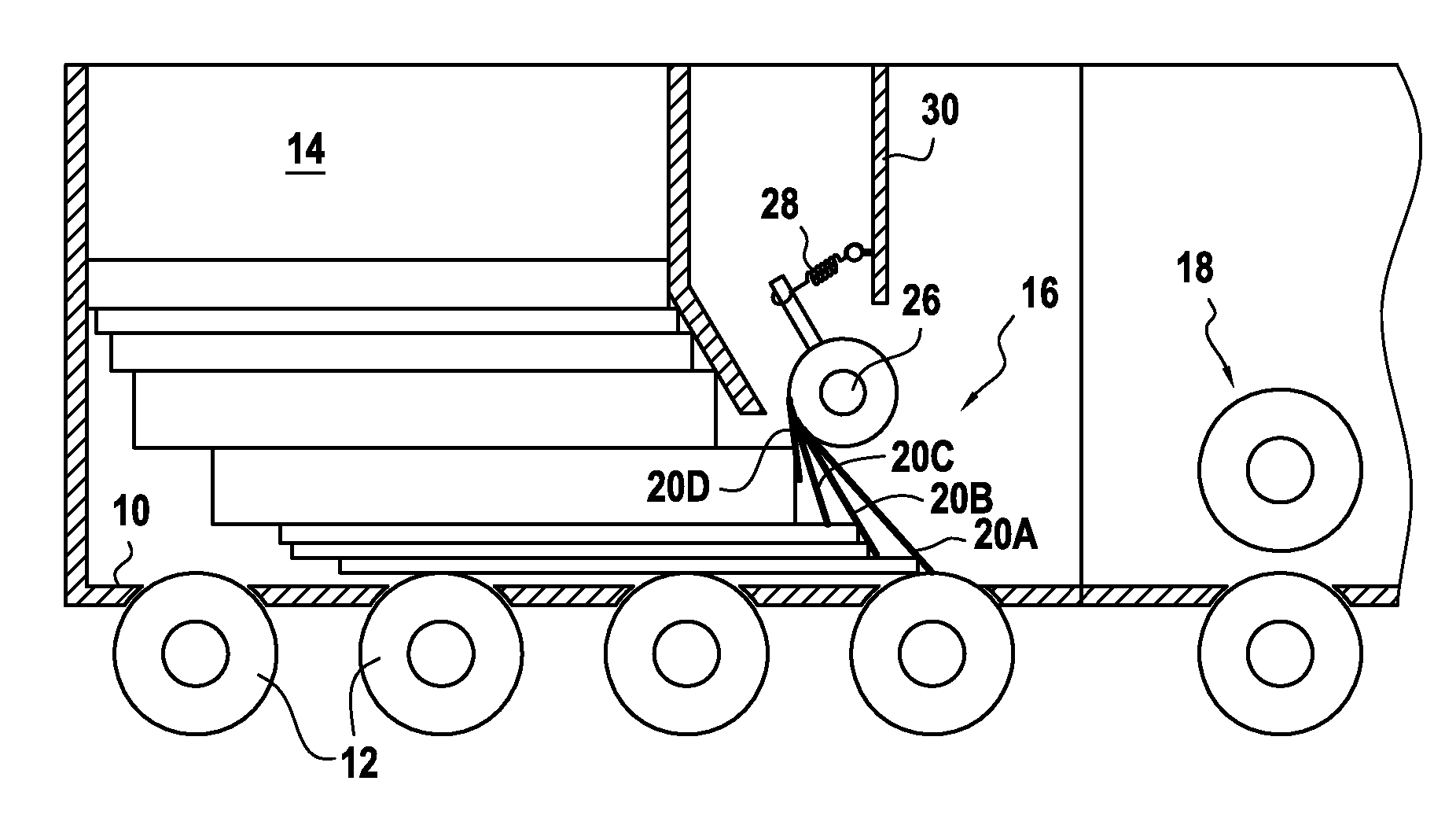 Mailpiece selector device having multiple pivotally-mounted fingers