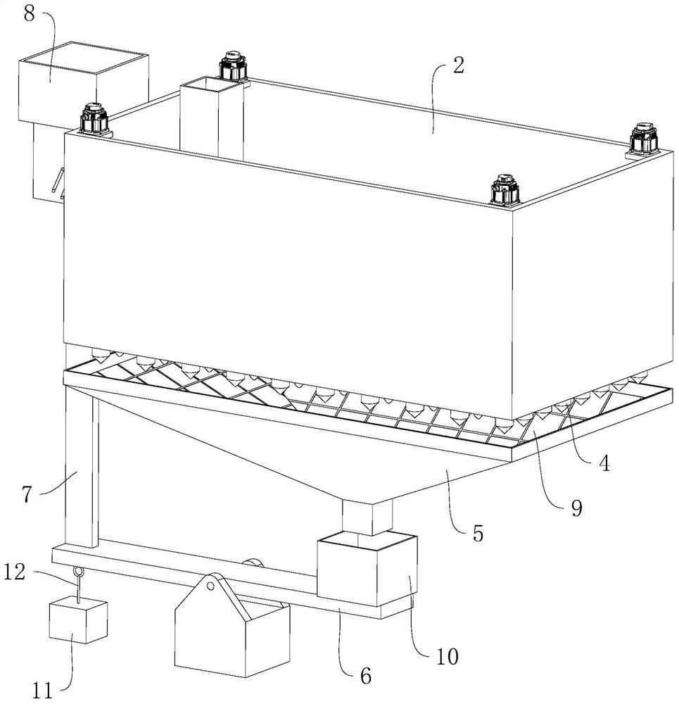 Safety maintenance structure for concrete pool