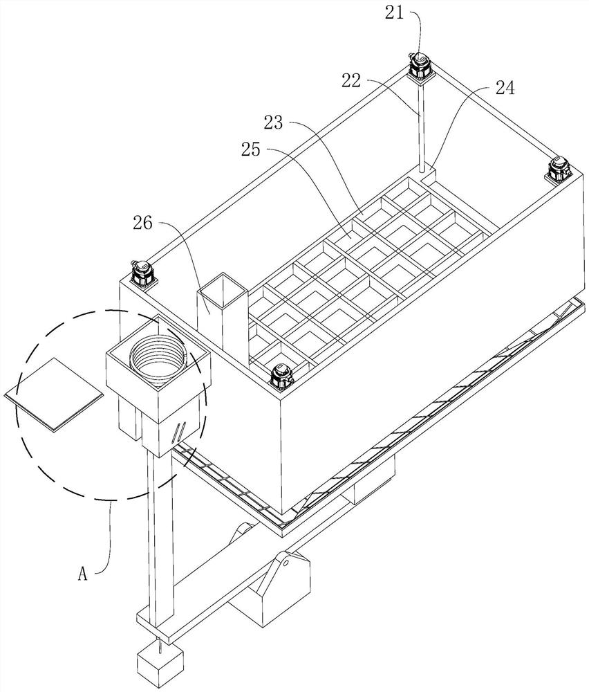 Safety maintenance structure for concrete pool