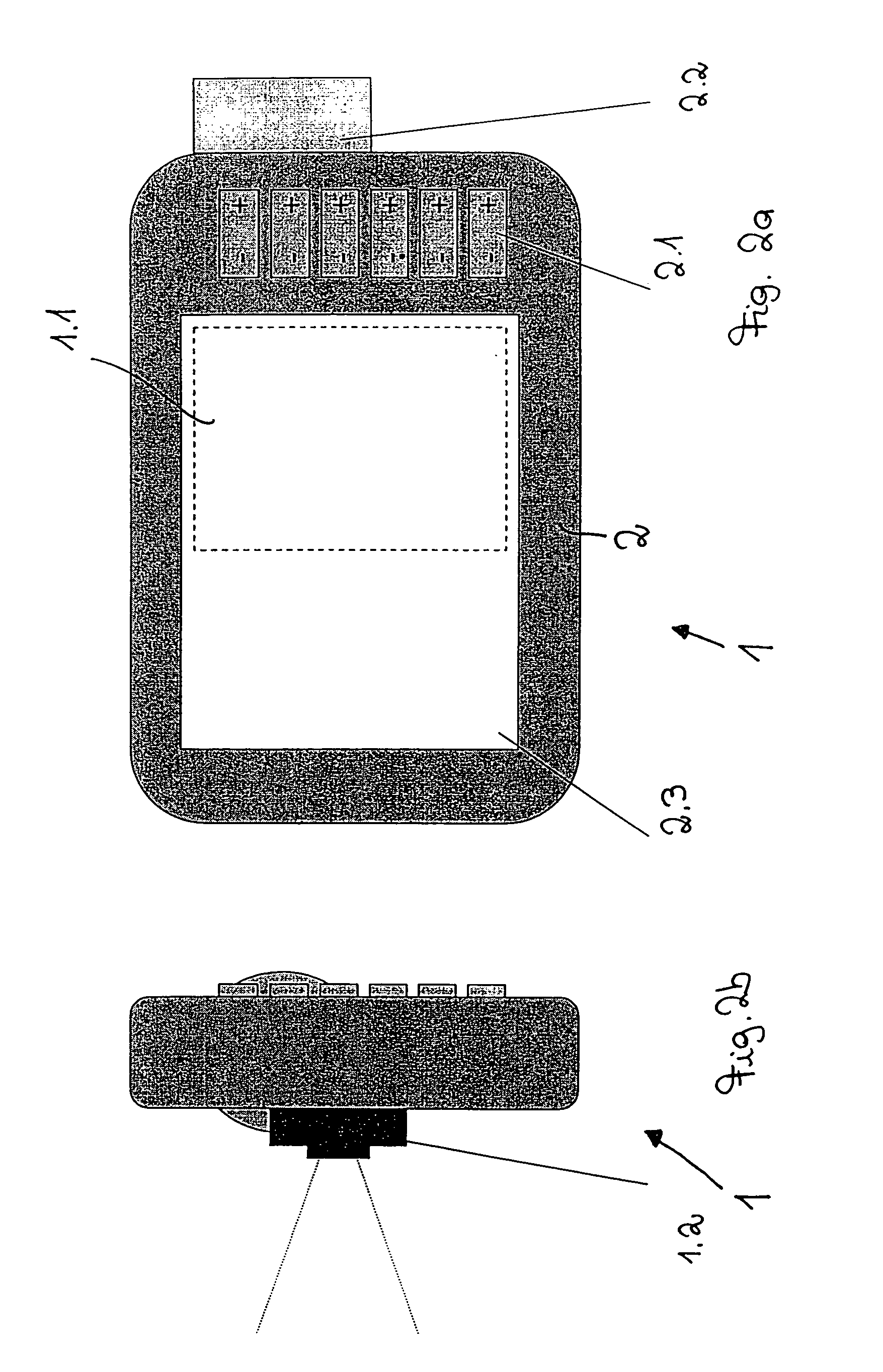 Method and device for visualizing computer-generated informations