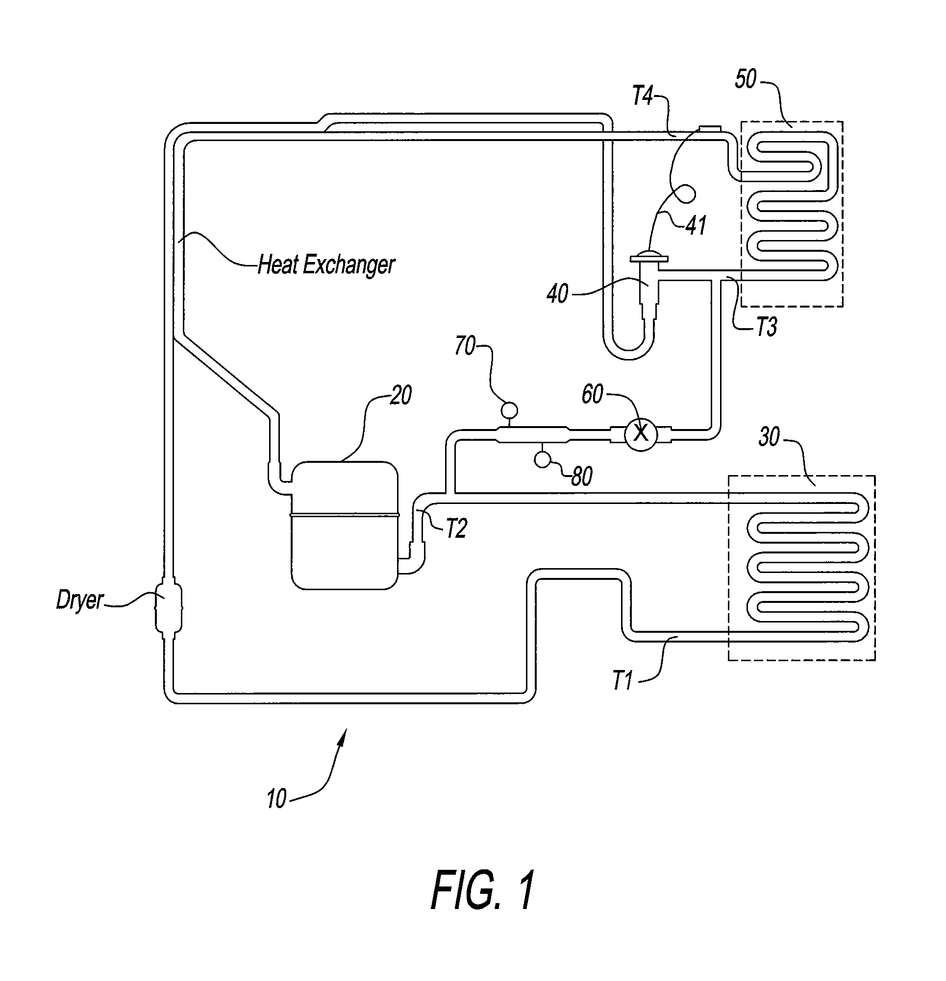 Low refrigerant volume condenser for hydrocarbon refrigerant and ice making machine using same