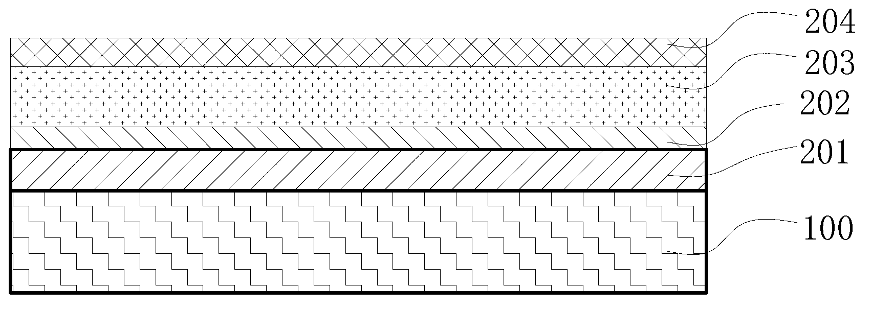 Electrode structure for capacitive touch screens and preparation method thereof