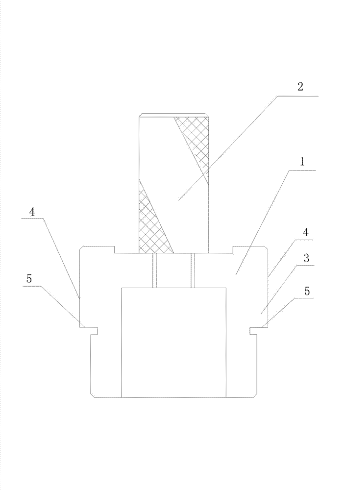 Depth gauge for arc surface in hole