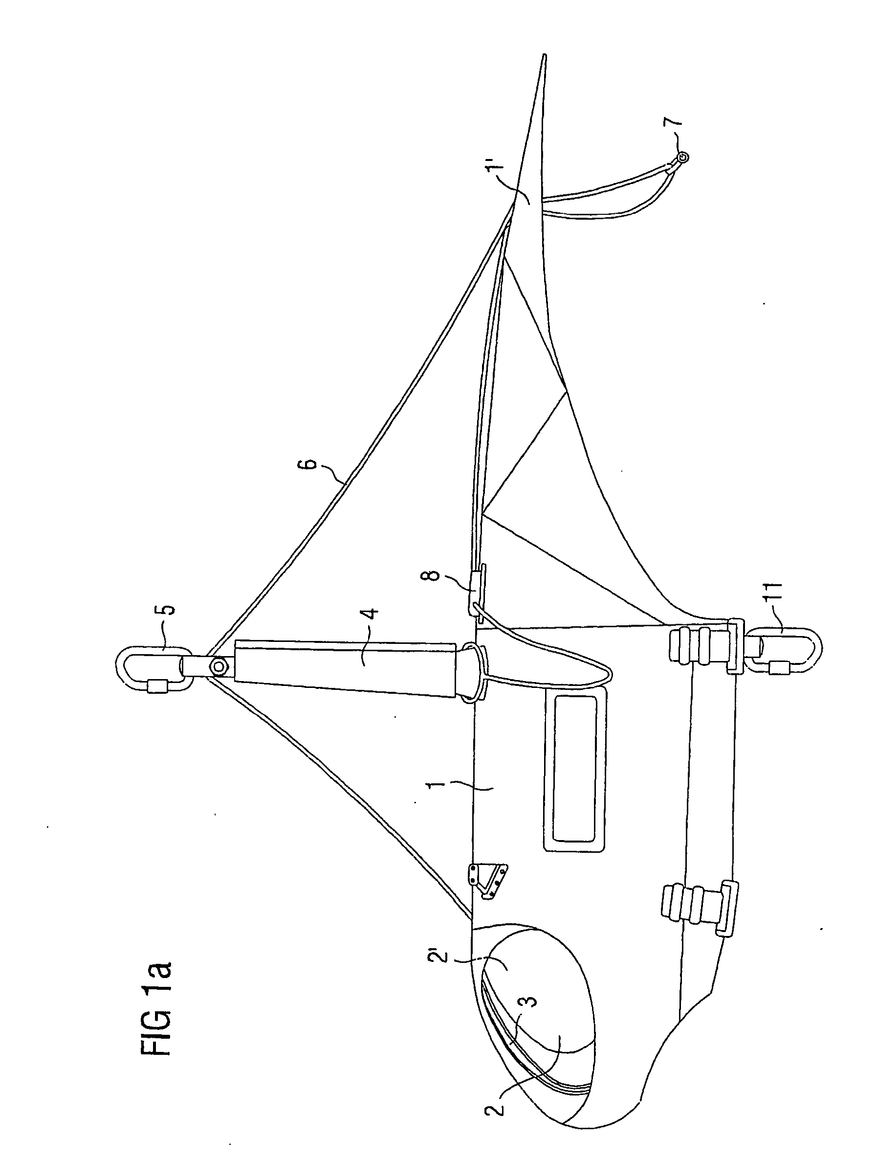 Demonstration device for flying sport devices