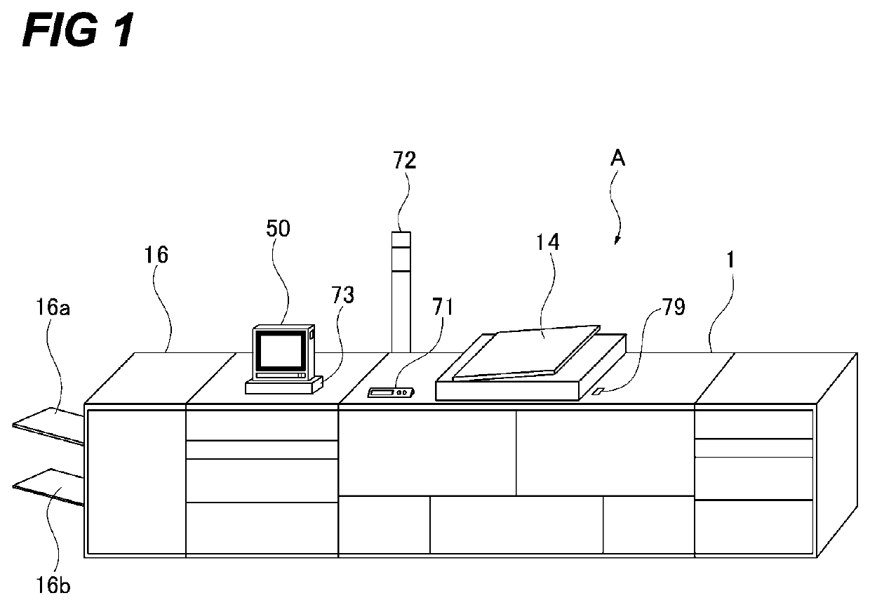 Image forming system and wireless operation unit