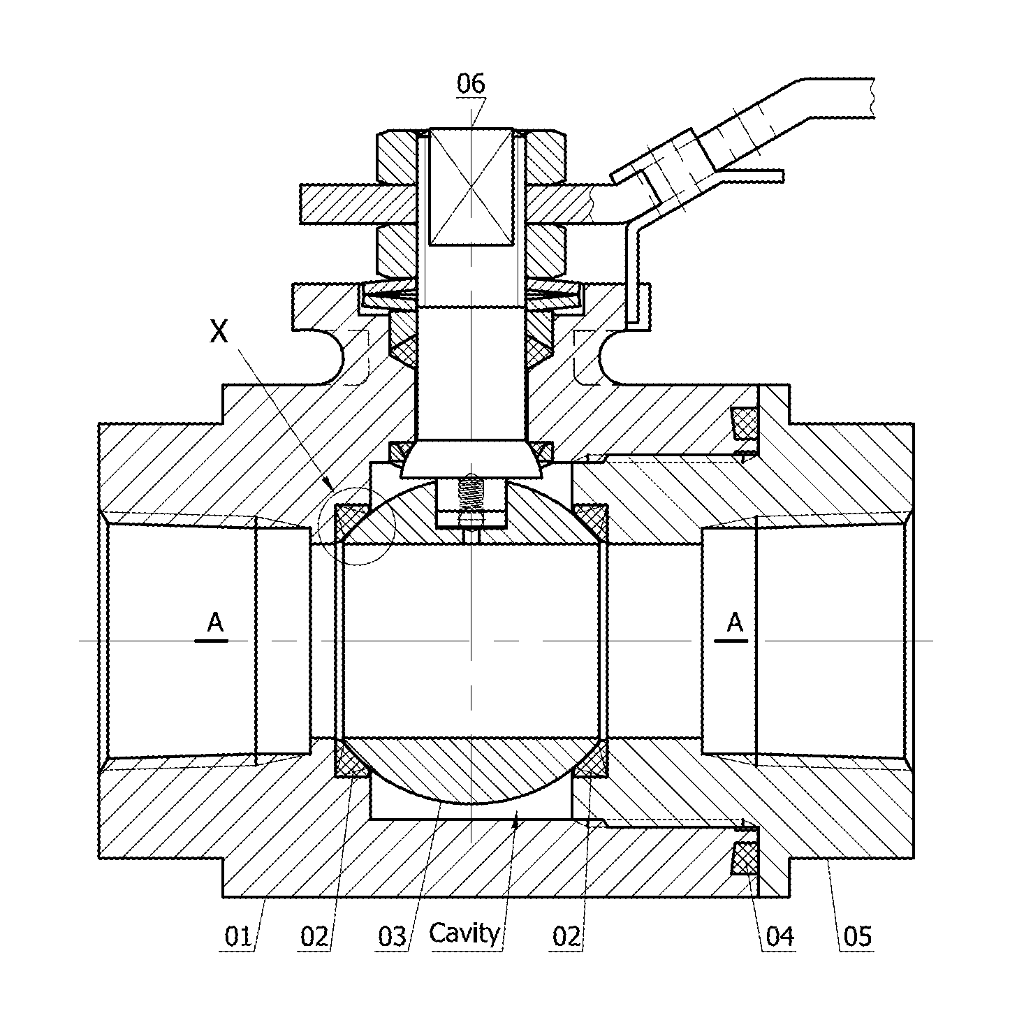 Ball Valve Seats and Ball Valves Designed with Equilateral Triangle Section Methods