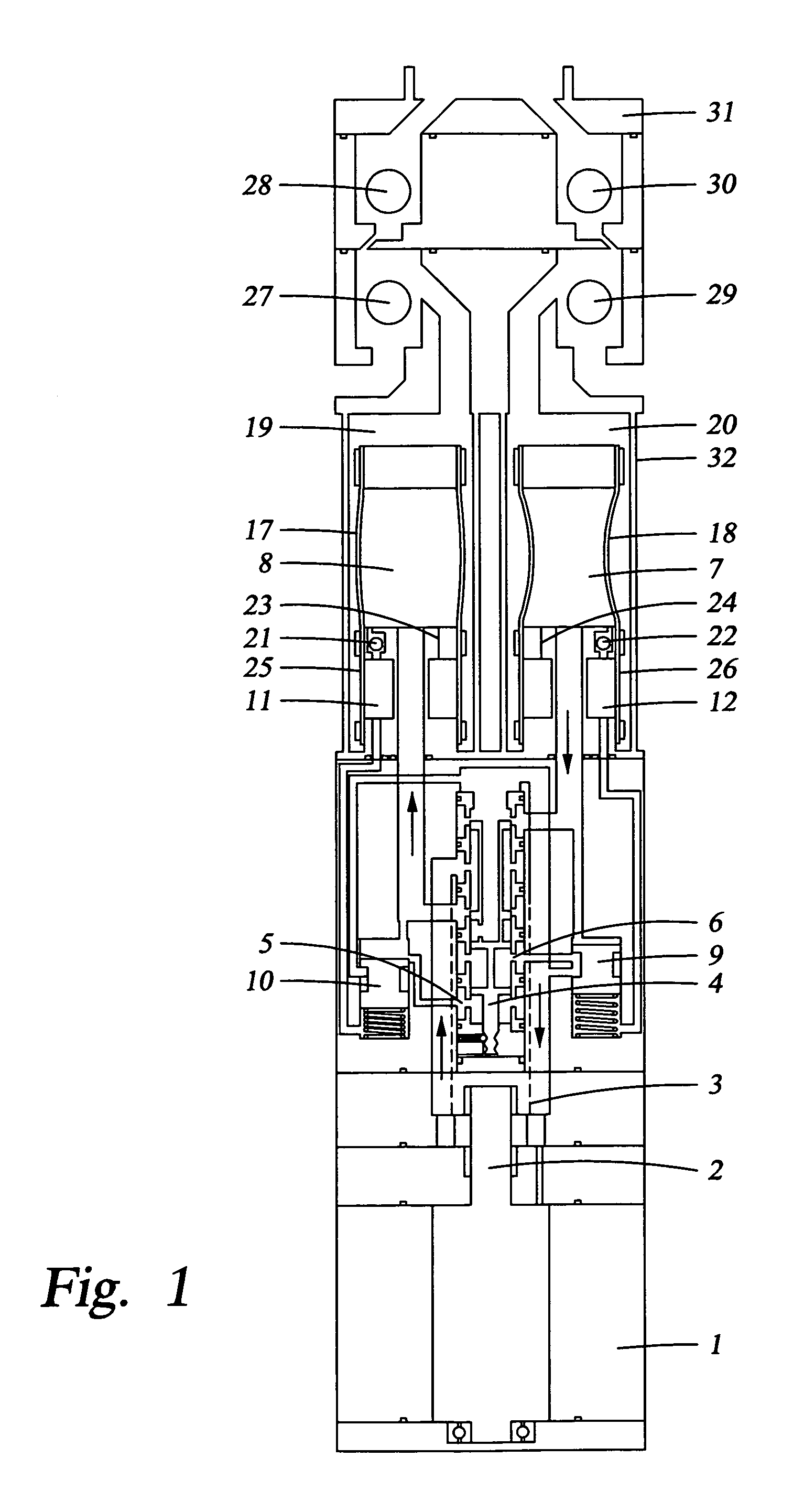 Submersible well pumping system with improved flow switching mechanism