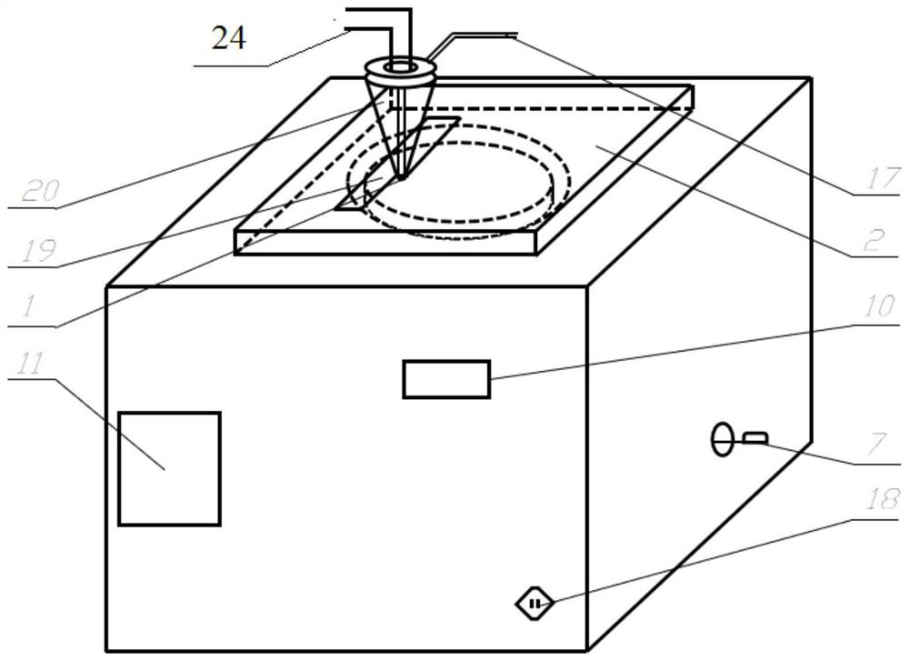 Device and method for improving defects of cladding layer based on eddy current induction technology