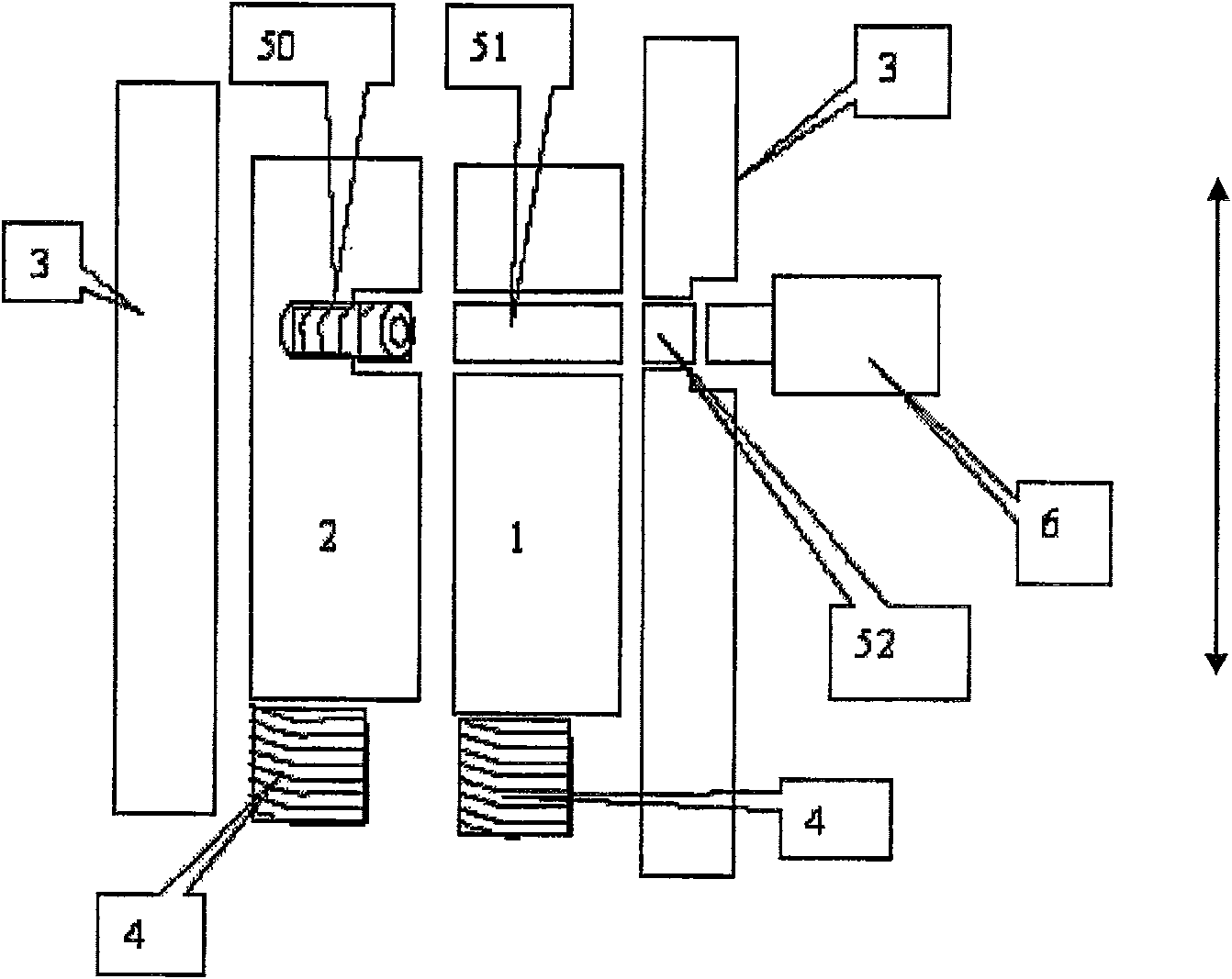 Drive device for lock pin