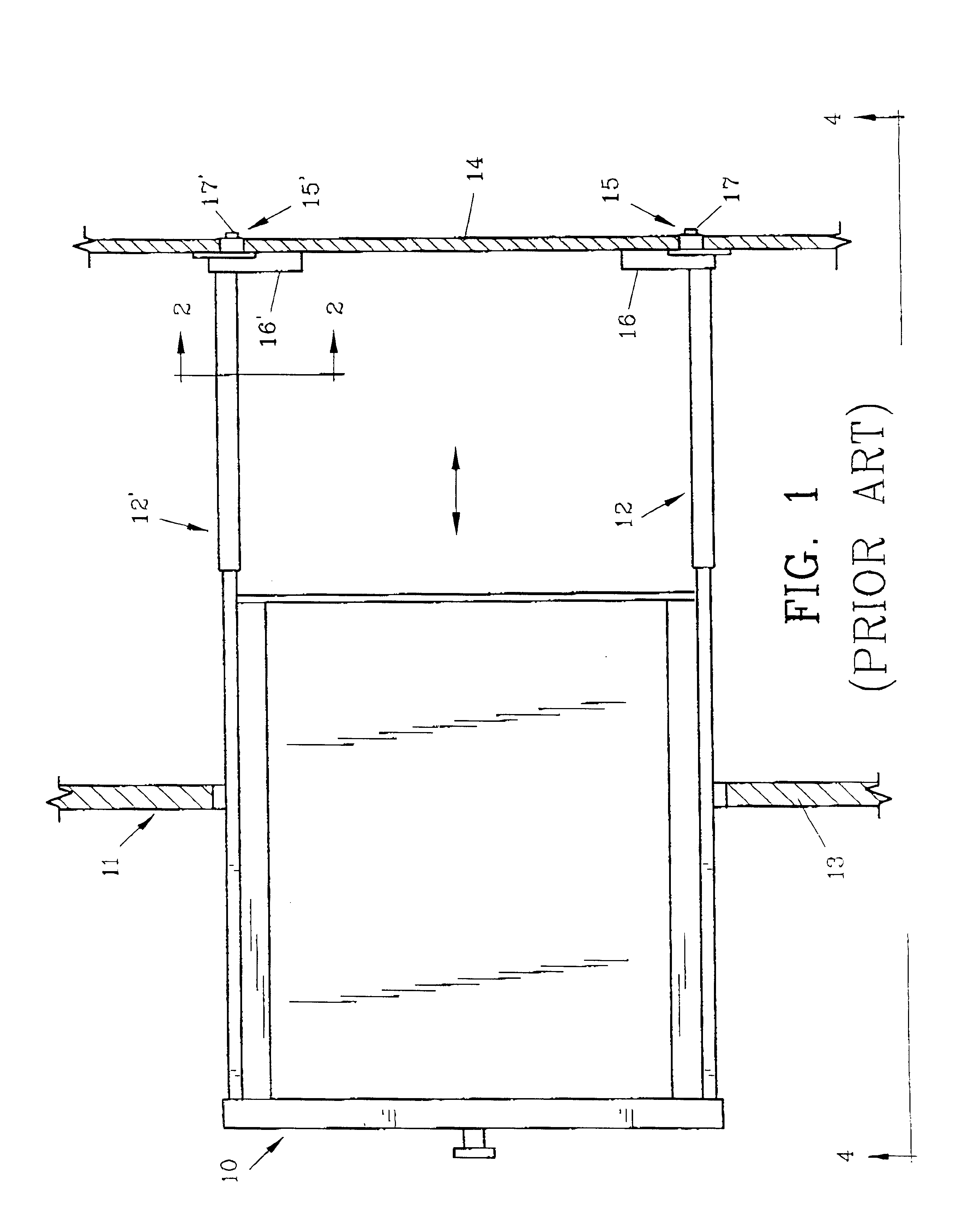 Bracket and method for converting side mount drawer to under mount drawer