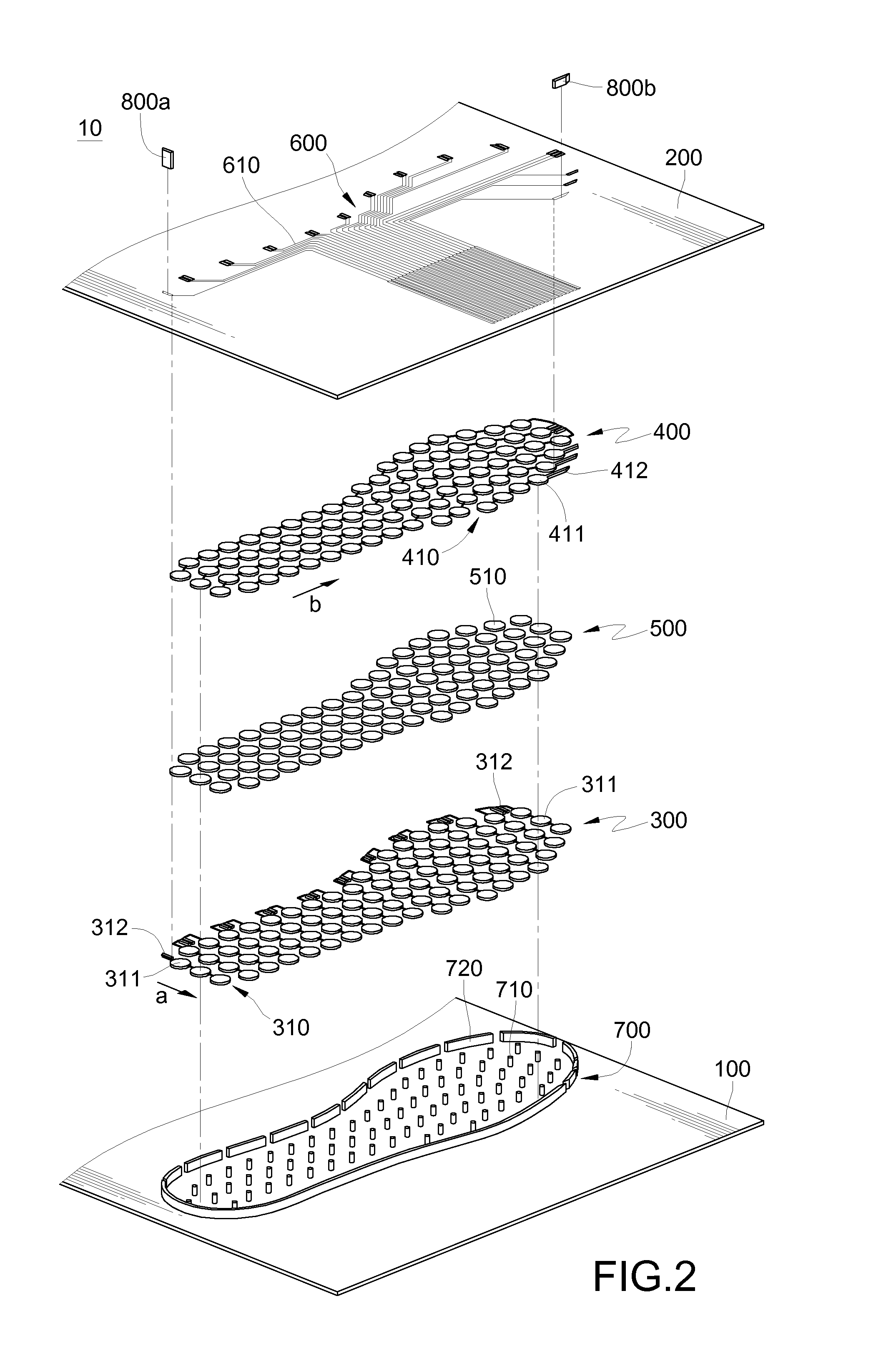 Pressure measurement structure