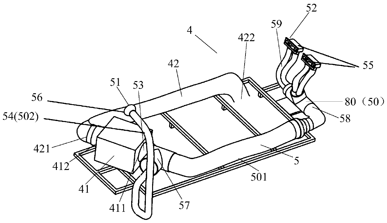 Bubble bath physiotherapy system and bathtub device thereof