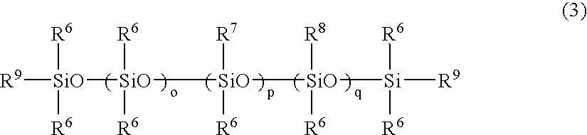 Low-foaming silicone composition