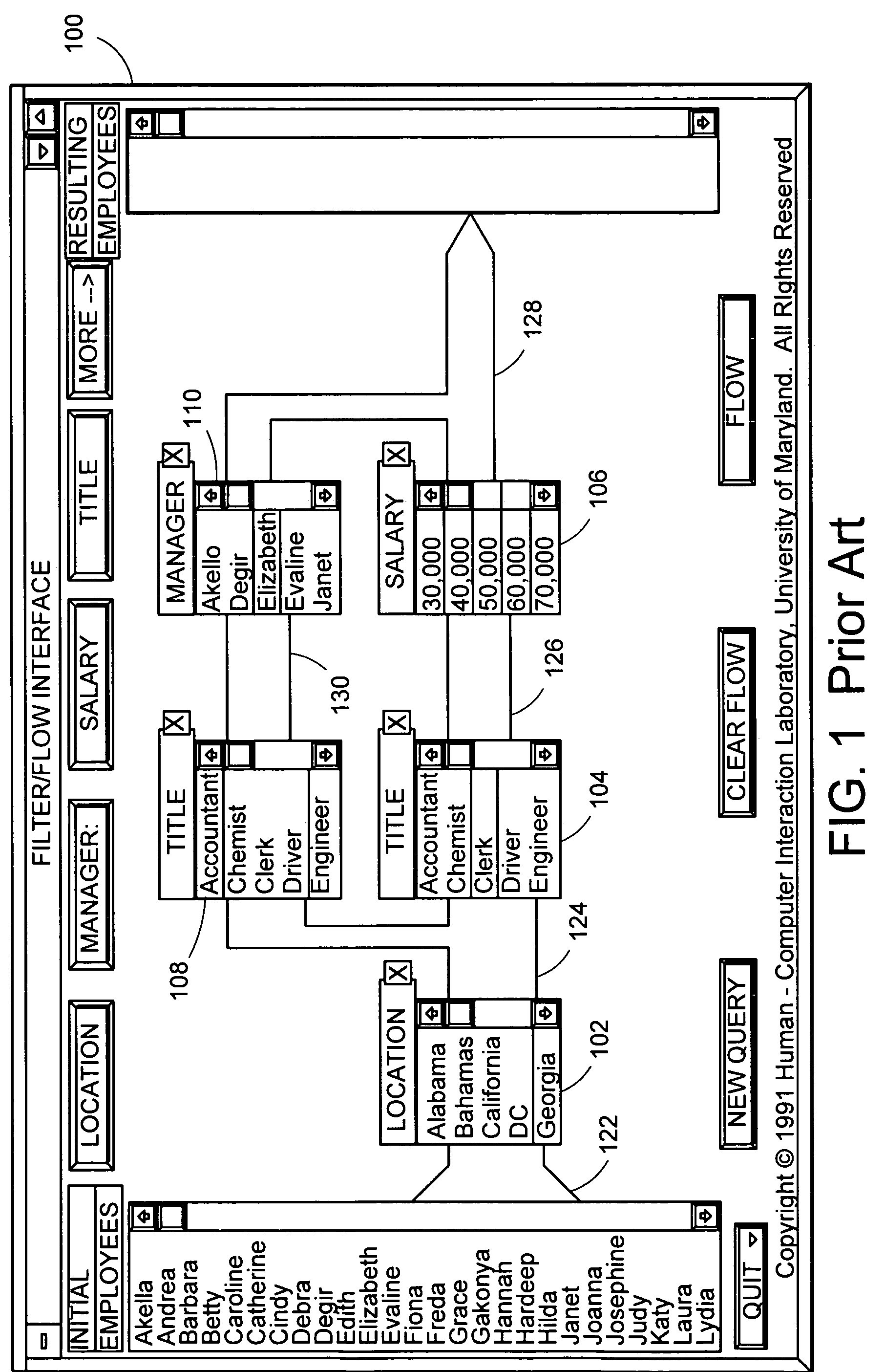 Graphical condition builder for facilitating database queries