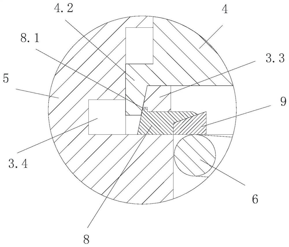 Oil and gas pipeline safe and efficient support device and oil and gas pipeline system