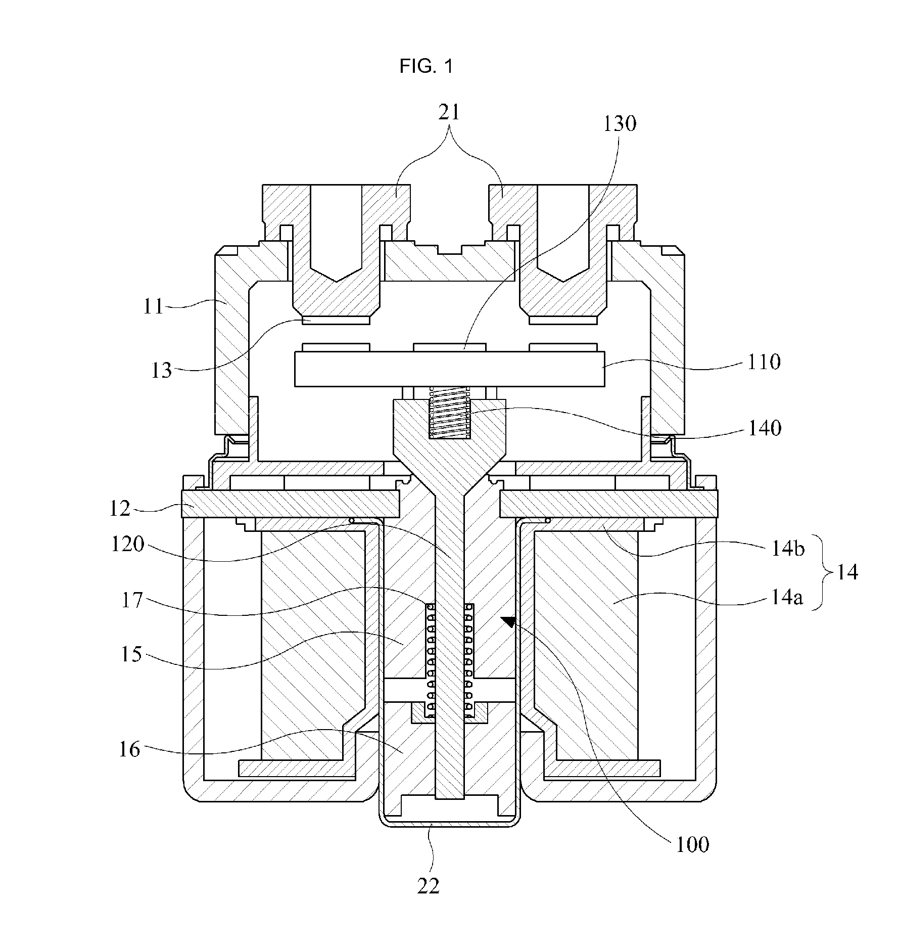 Movable contact assembly of electromagnetic switch