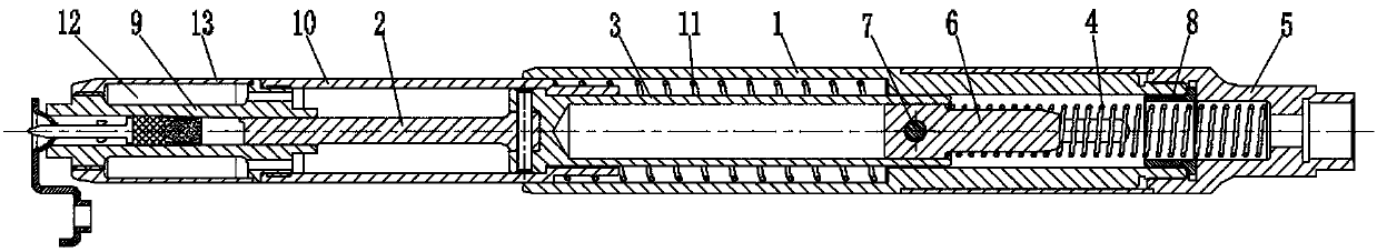 Improved nail shooting device