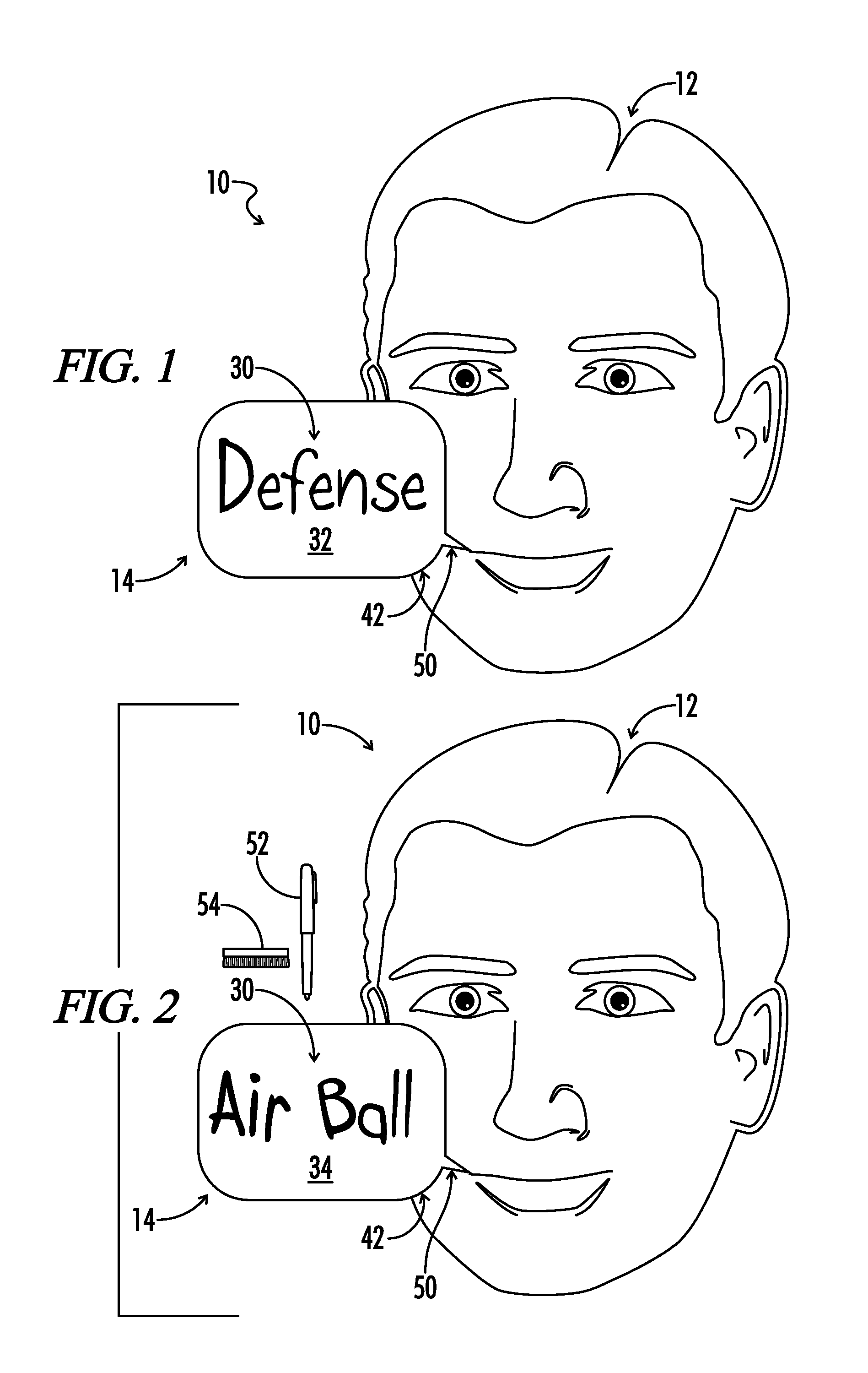 Method and device for real time expression