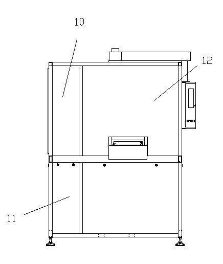 Continuous vacuum welding furnace and welding method for same