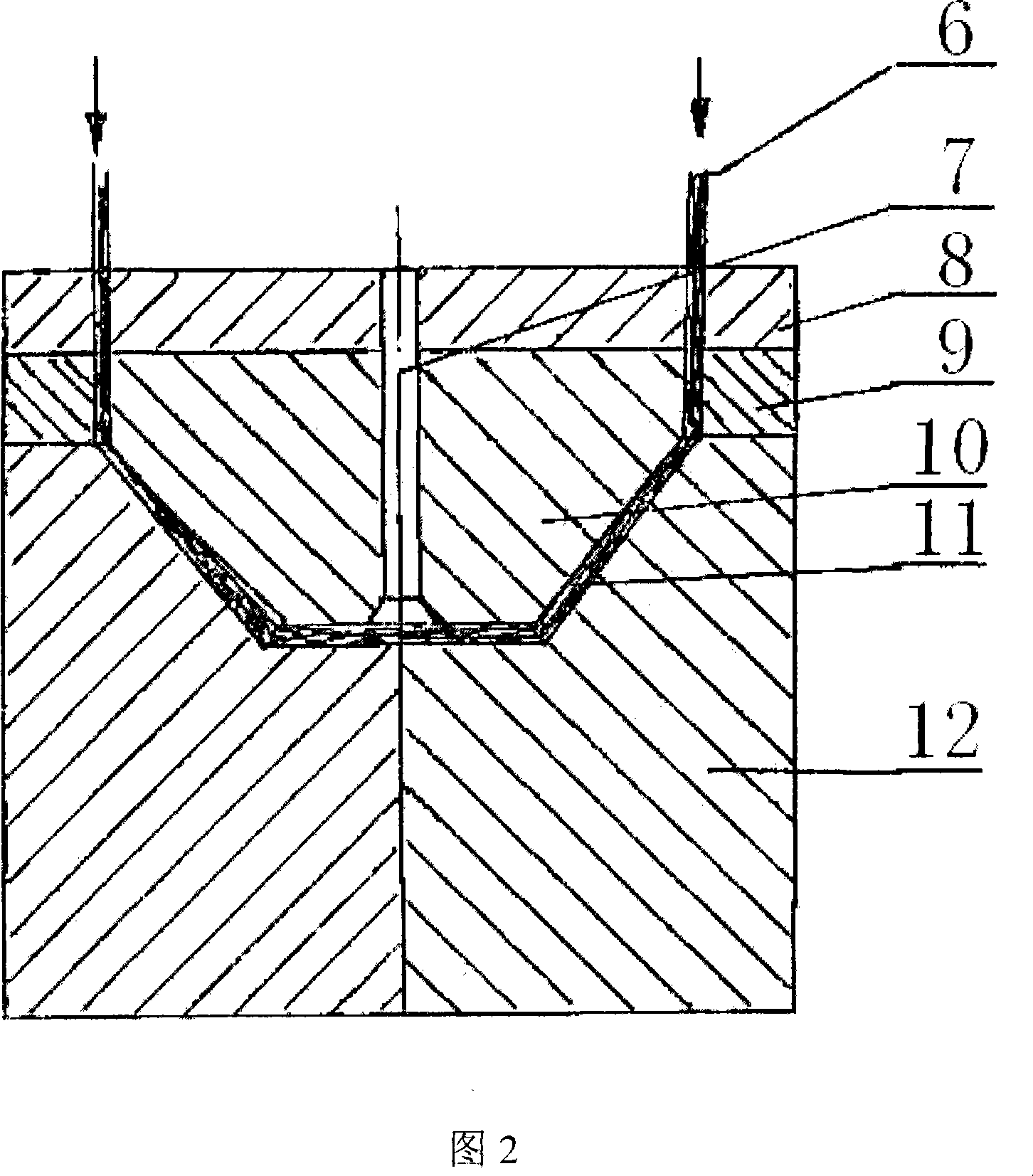 Method for processing container with deep wall