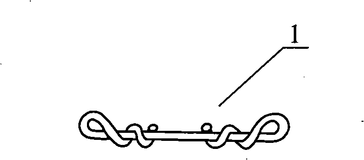 Anti-slip chain for vehicle