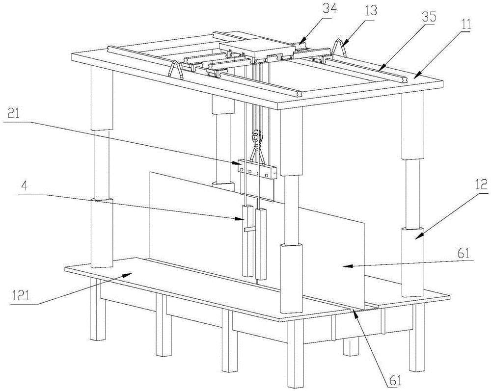 Aluminous thin-wall hull vertical welding seam prestress deformation control method and device