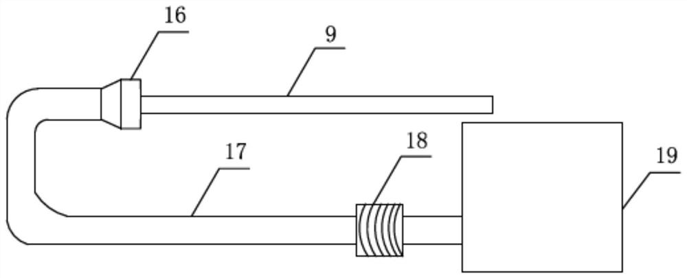 A cooling molding module for four-layer co-extrusion of luggage shell