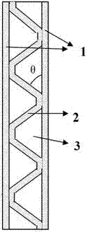 Concrete-poured sandwich metal plate type composite armor and manufacture method thereof