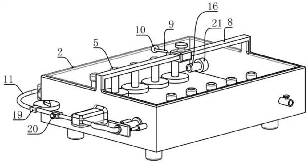 Fire hose air tightness detection device