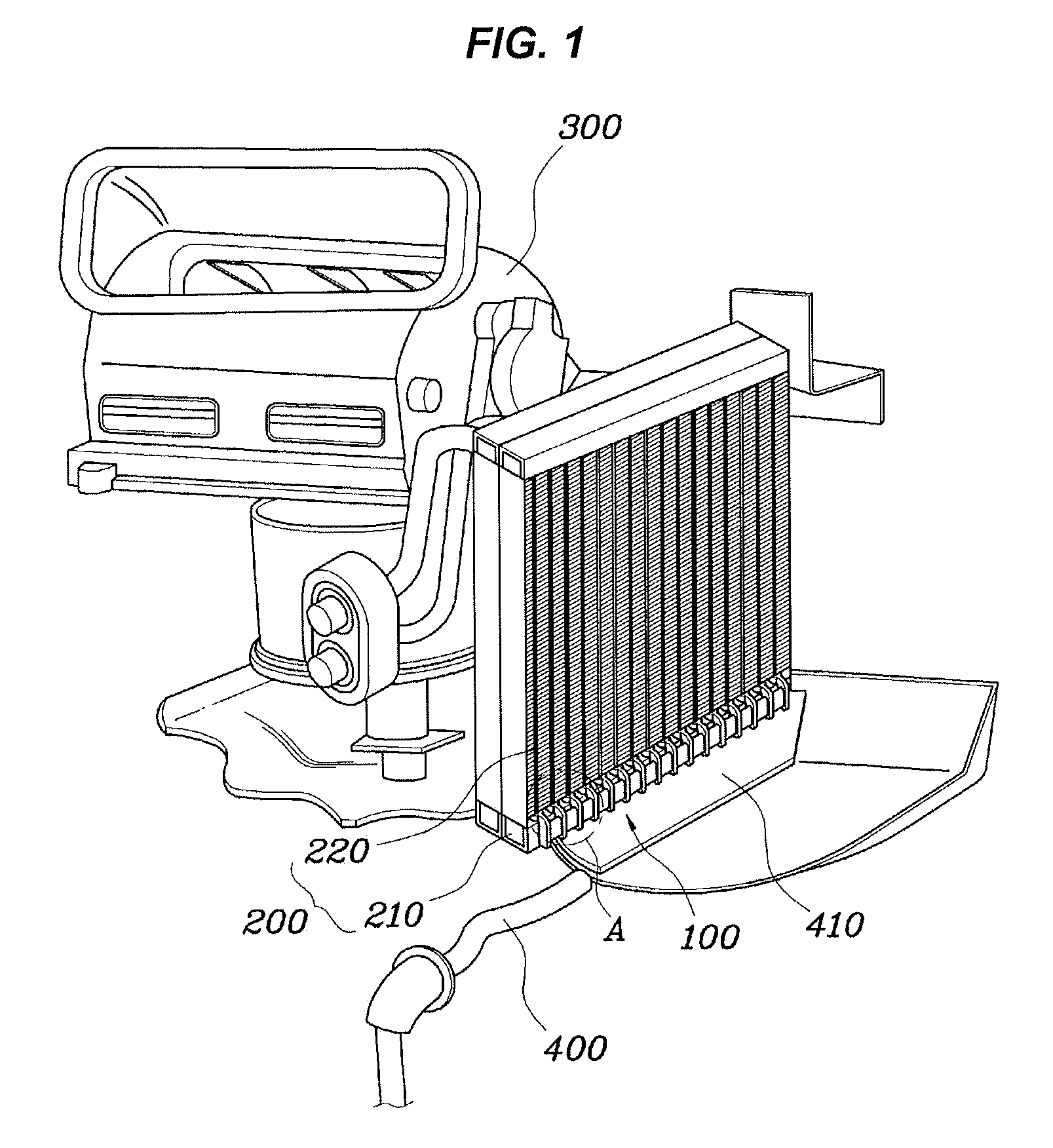 Condensate water guide unit of air conditioner for vehicles