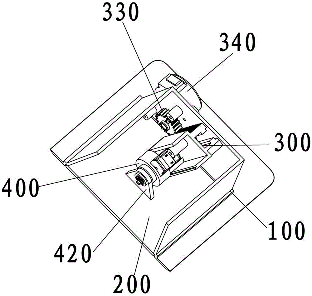 Lifting wind guide device and air conditioner