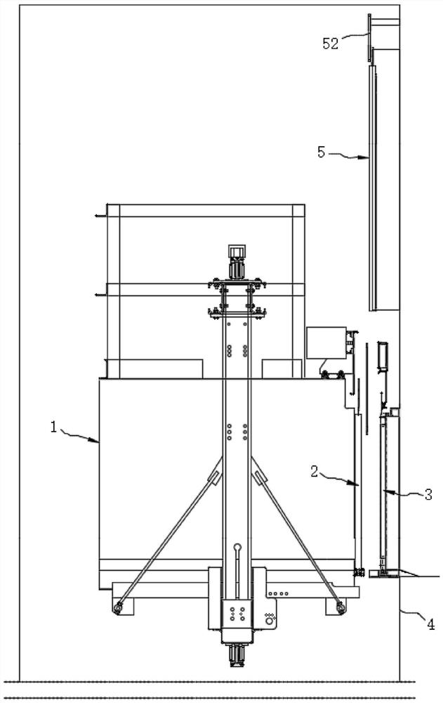 Watertight method and structure of marine elevator