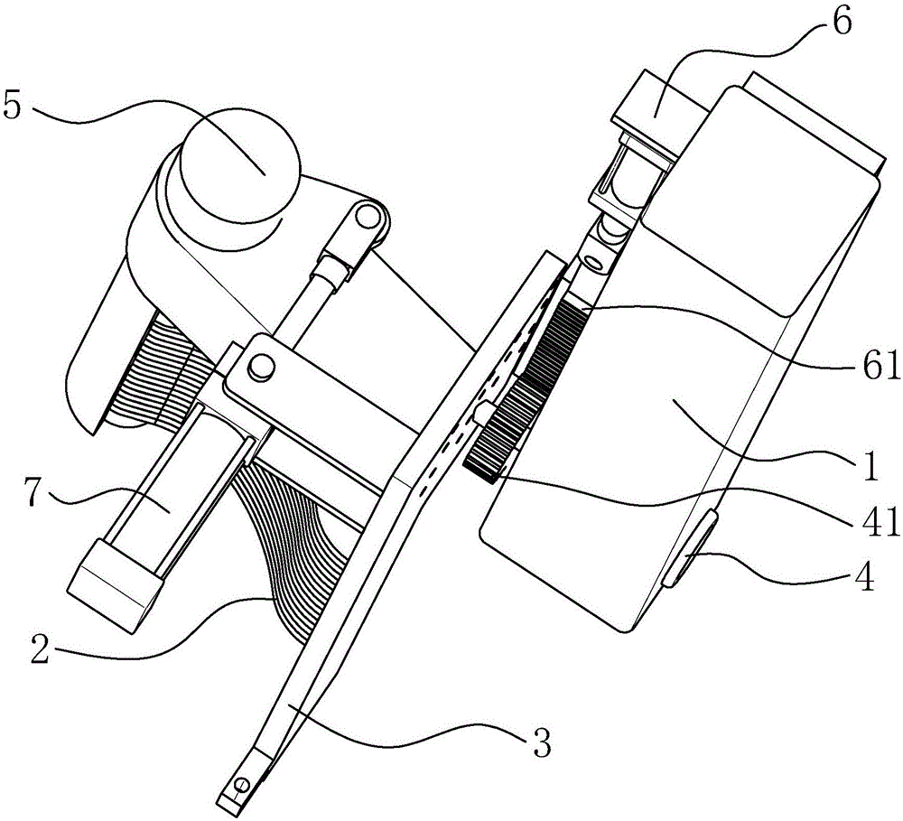 A clamping mechanism and traction machine using the clamping mechanism