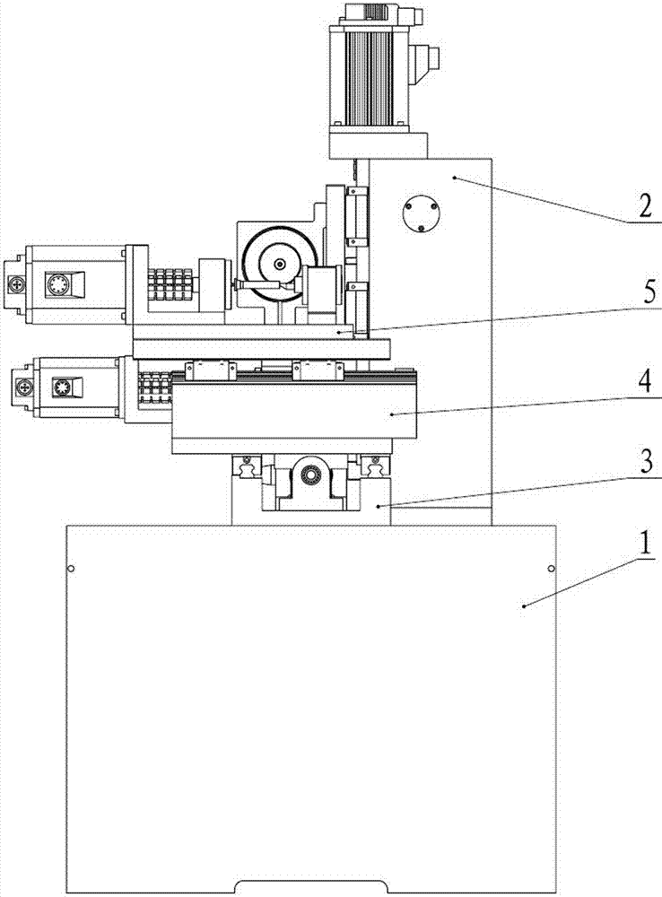 Numerical control mill groove machine tool