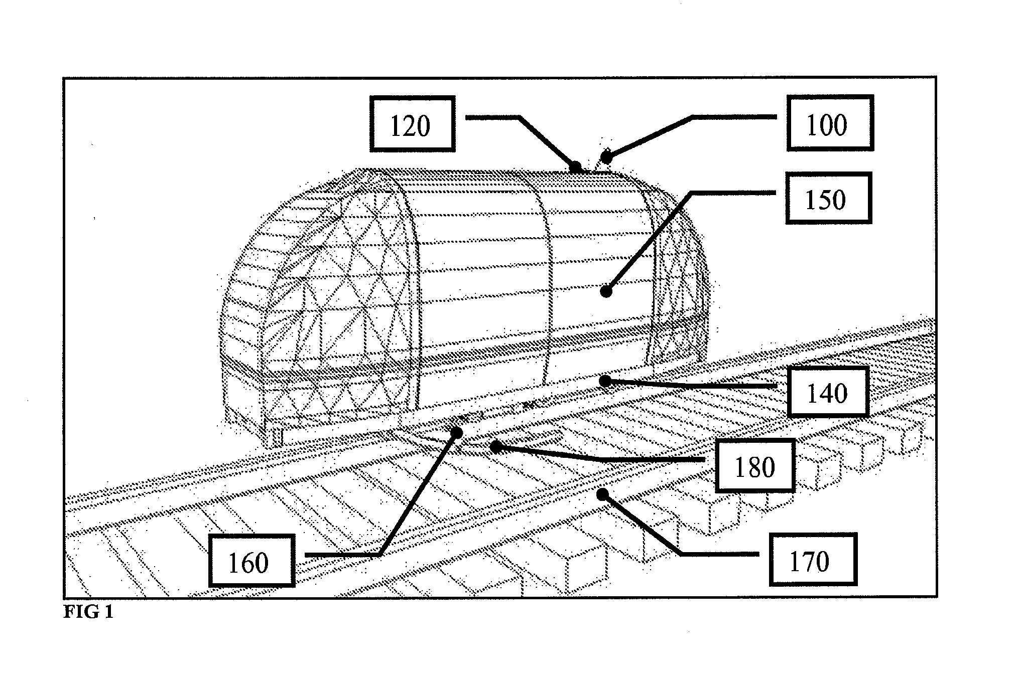 Switching device configured for operation on a conventional railroad track