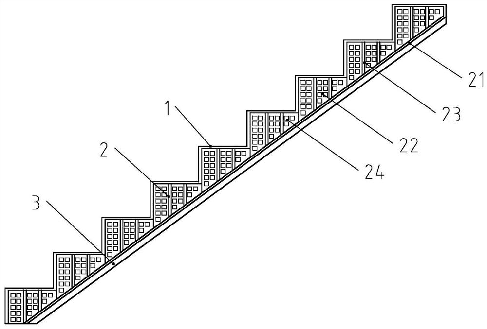 Light prefabricated stair and manufacturing method thereof