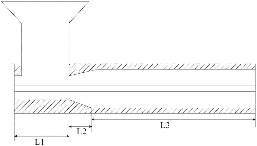 Pulse-free discharging screw rod device