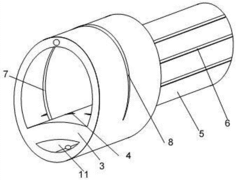 Needle penetrating accessory of needle thread roll