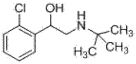 Synthesis method for compound tulobuterol