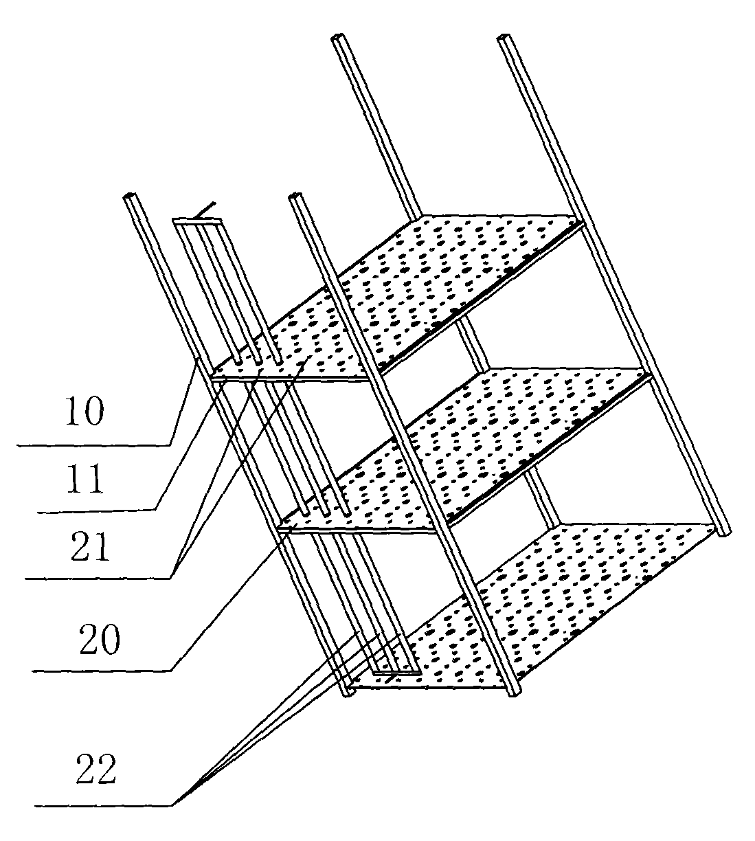 District cooling type ice-storage tank device