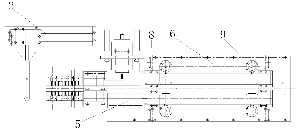 A new type of automatic rib trimming and forming machine with double tube charging mechanism