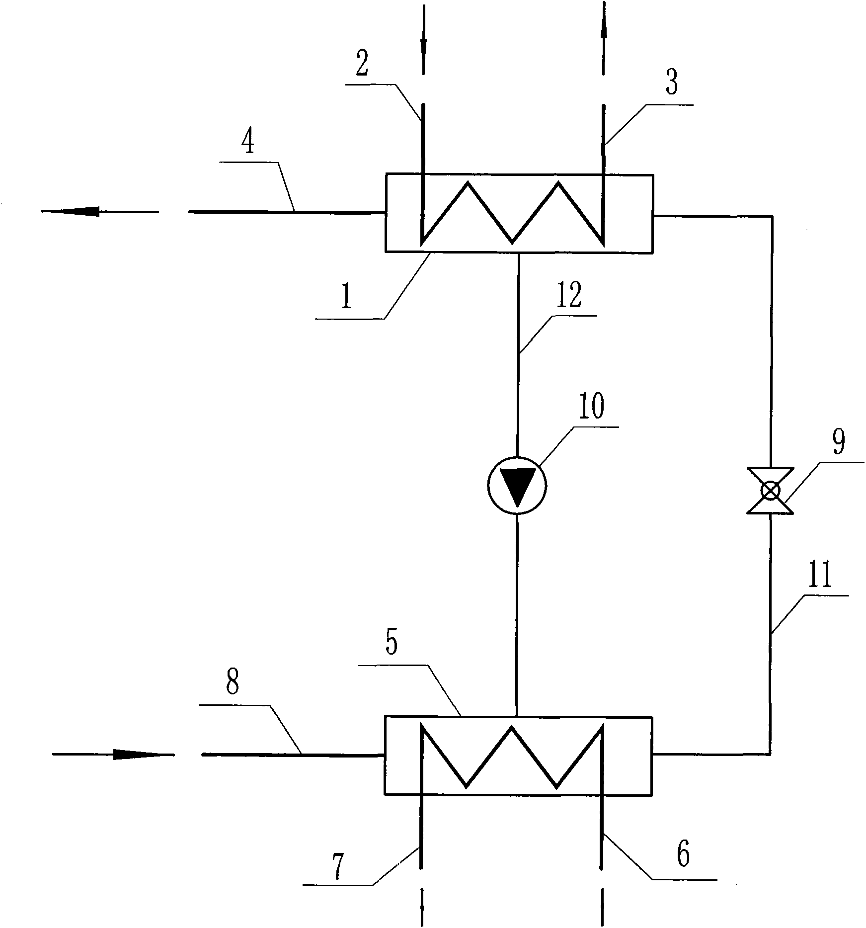 Absorption type heat regenerator and application thereof in regenerative circulation system of power plant
