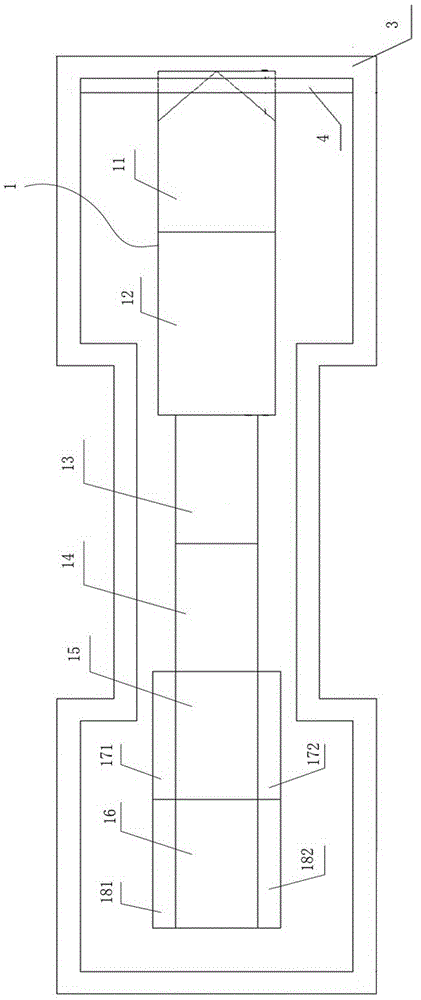 Downhole integral launching method for shield tunneling machine