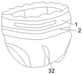 Leakproof baby paper diaper