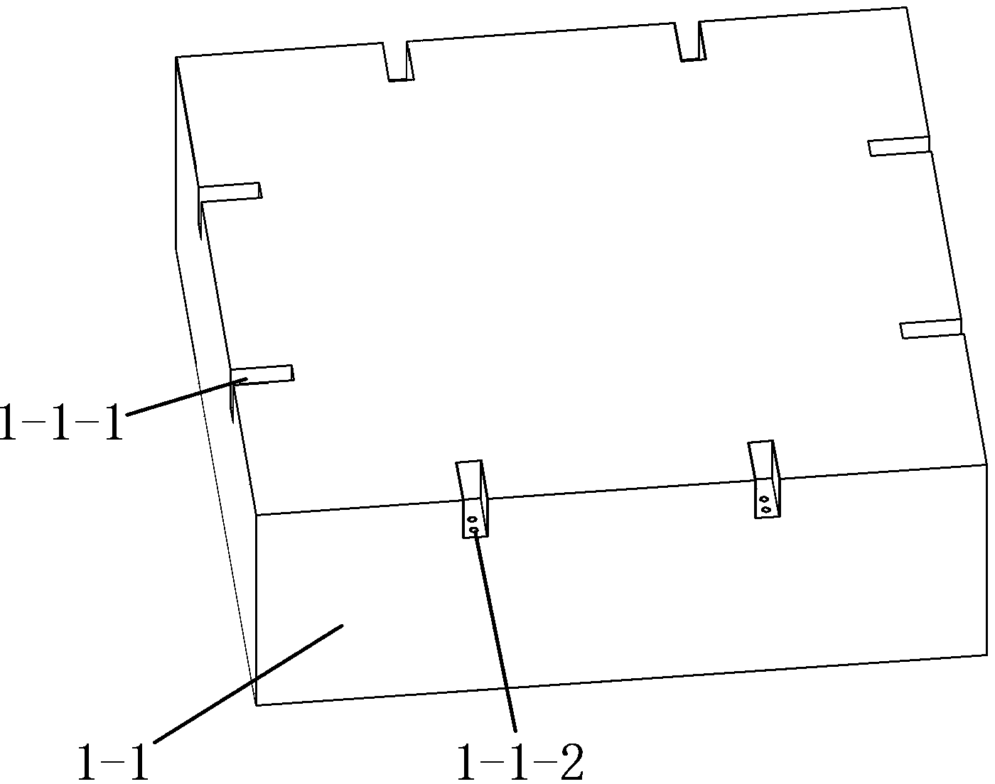 Large-diameter inflation warp-direction rib antenna detecting device