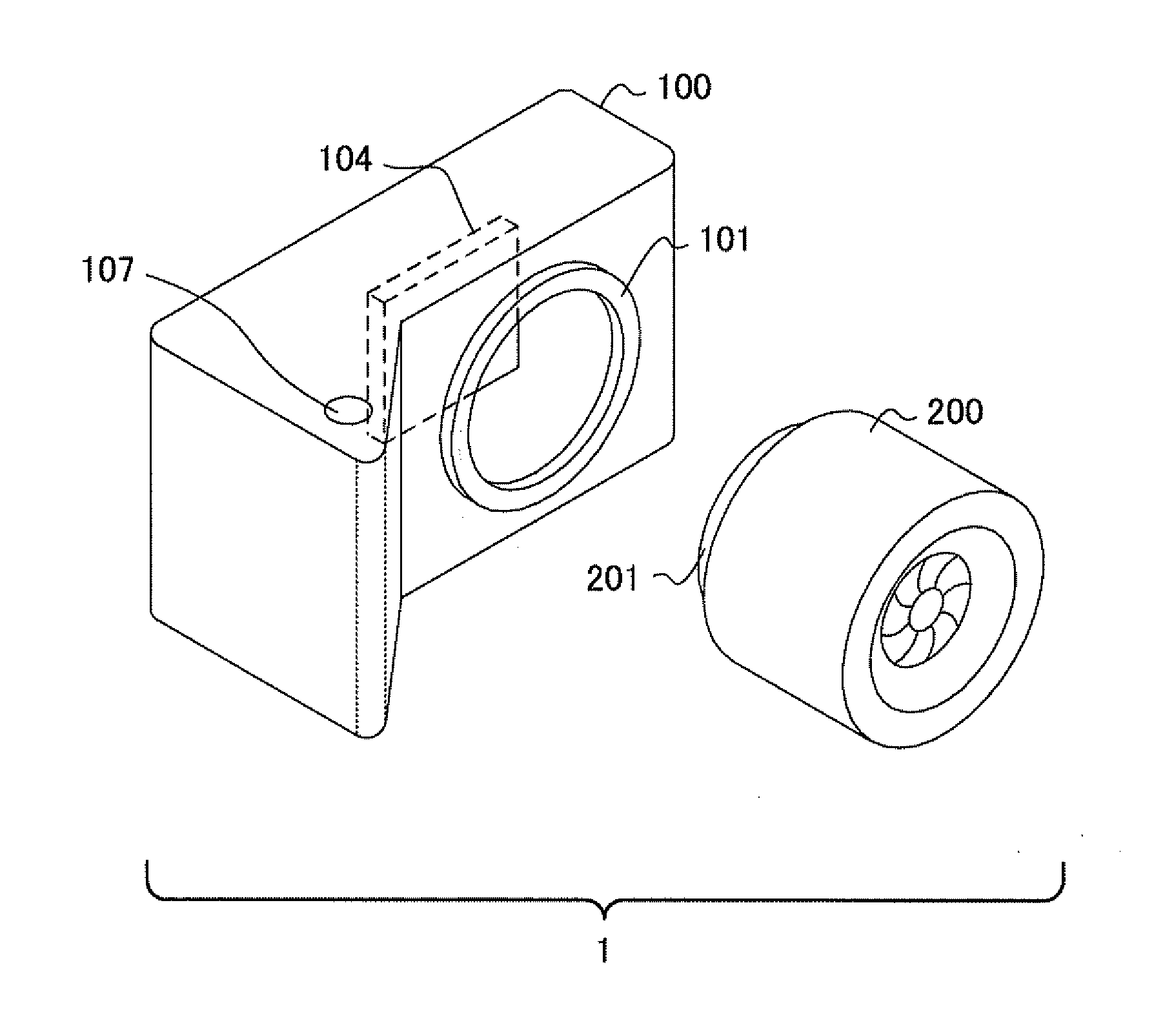 Interchangeable lens, camera body, and electronic device